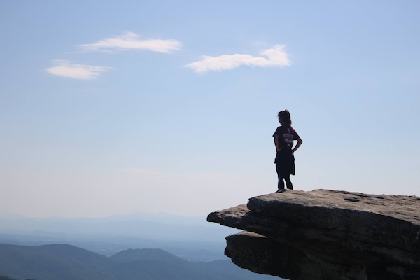 Hiking through the mountains is sure to improve your health